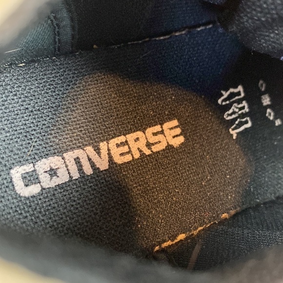 Converse All Star Black Canvas Sneakers Size 13 - Picture 10 of 16